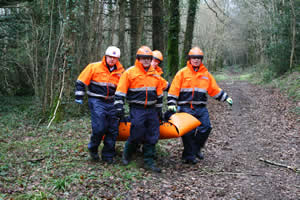 Kilkenny Civil Defence team training